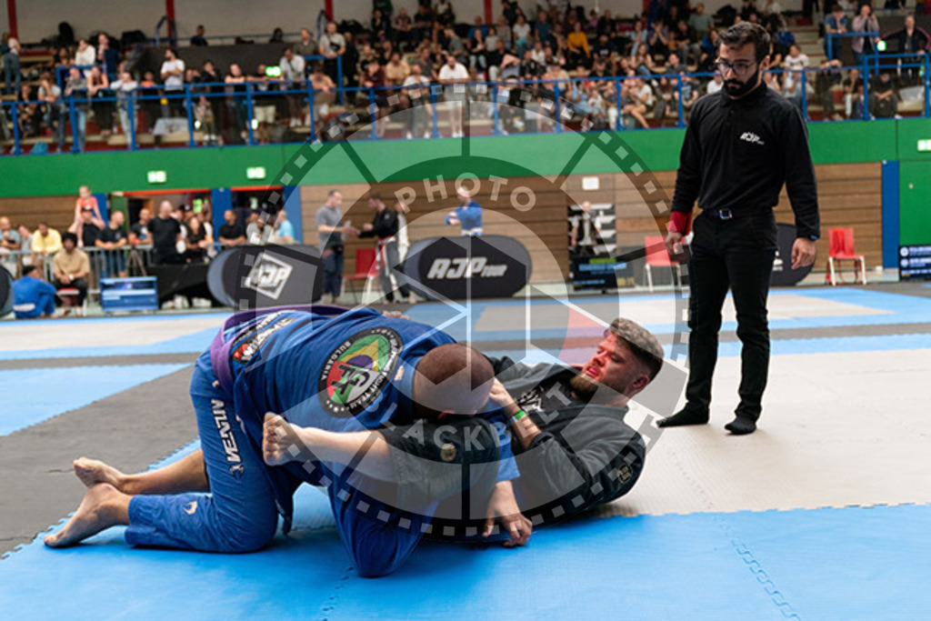 20230826PBB55469 | Fighters compete during the AJP INTLPRO BJJ and grappling competition in Hamburg, Germany, on August 26 2023.