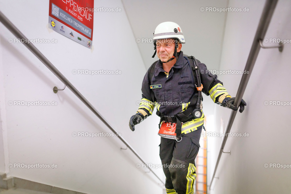 KölnTurm Treppenlauf; Köln, 03.08.2025 | Impressionen vom KölnTurm Treppenlauf am 03.08.2025 in Köln (Nordrhein-Westfalen). 