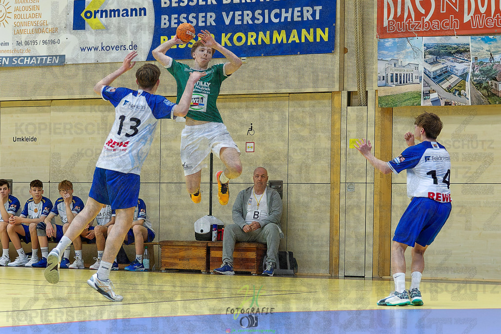 mJC-Regionalliga, Halbfinale Hessenmeisterschaft; HSG Dutenhofen/Münchholzhausen - TSV Pfungstadt | mJC-Regionalliga, Halbfinale Hessenmeisterschaft; HSG Dutenhofen/Münchholzhausen - TSV Pfungstadt am 15.03.2025 in Münchholzhausen (Sporthalle Münchholzhausen)Photo © 2025 - Jörg Heinrich - Realisiert mit Pictrs.com