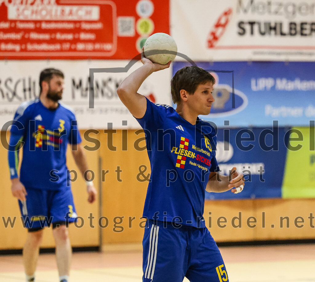 2024-10-13_060_SpVgg_Altenerding_gegen_SSG_Metten | Erding, Deutschland, 13.10.2024:Handball, Bezirksoberliga Männer 2024 / 2025, 4. Spieltag, SpVgg Altenerding gegen SSG Metten, Endergebnis: 40:22Florian Sedlmeier (SSG Metten, #15)Foto: Christian Riedel / fotografie-riedel.net