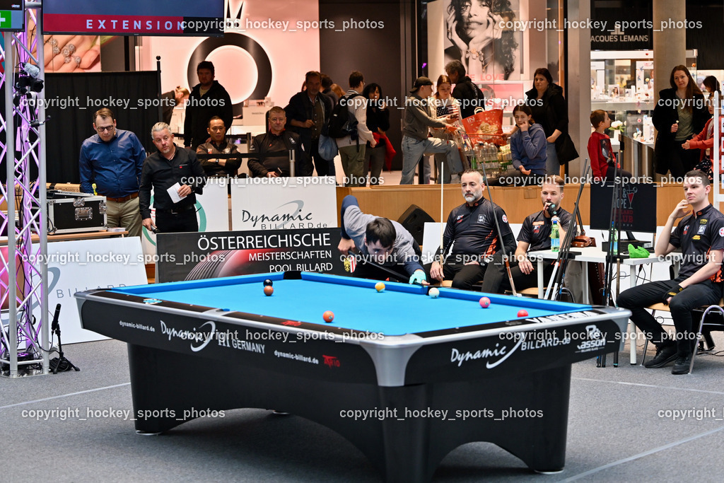 Pool Billard Bundesliga 2025 im ATRIO | Tobias Musil, Pool Billard Bundesliga 2025 im ATRIO, Pool Billard Bundesliga 2025 im ATRIO am 29.03.2025 in Villach (Atrio), Austria, (Photo by Bernd Stefan)