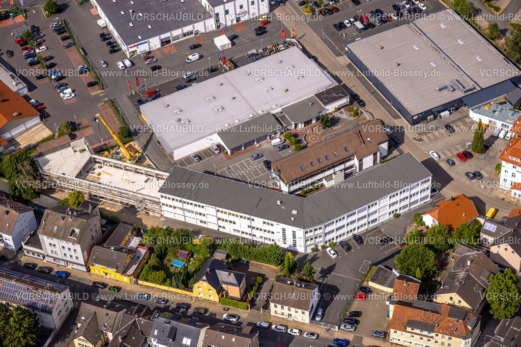 Witten230701140 | Luftbild, Stadt Witten - Technisches Rathaus, Annenstraße, Wickmanngelände Baustelle, Annen, Witten, Ruhrgebiet, Nordrhein-Westfalen, Deutschland