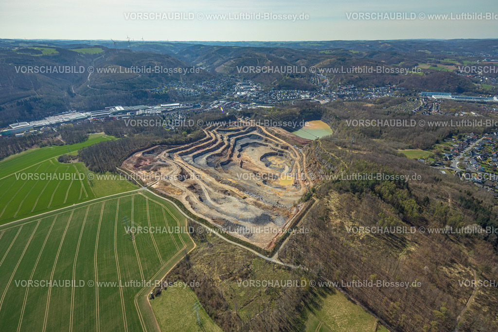 Hagen220402136 | Luftbild, Steinbruch Steltenberg, Hohenlimburger Kalkwerke, Hohenlimburg, Hagen, Ruhrgebiet, Nordrhein-Westfalen, Deutschland
