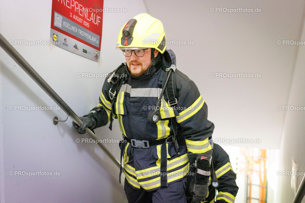KölnTurm Treppenlauf; Köln, 03.08.2025 | Impressionen vom KölnTurm Treppenlauf am 03.08.2025 in Köln (Nordrhein-Westfalen). 