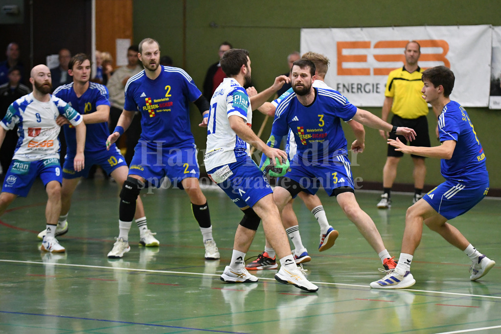 SSG Metten : ASV Dachau | harte Abwehrarbeit: v.l. Vincent Muhr (SSG Metten #10); Karel Kveton (SSG Metten #2); Jan Matousik (SSG Metten #3); Ludwig Hilz (SSG Metten #11)  - Realisiert mit Pictrs.com