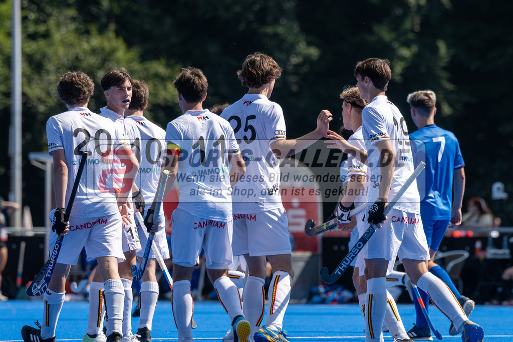 SFE_20230708_0058 | EuroHockey EM U18 Boys Belgium vs Scotland am 08.07.2023 in Krefeld (Gerd-Wellen-Hockeyanlage), Photo: Stephan Fehrmann 2023 (Sports-Gallery)