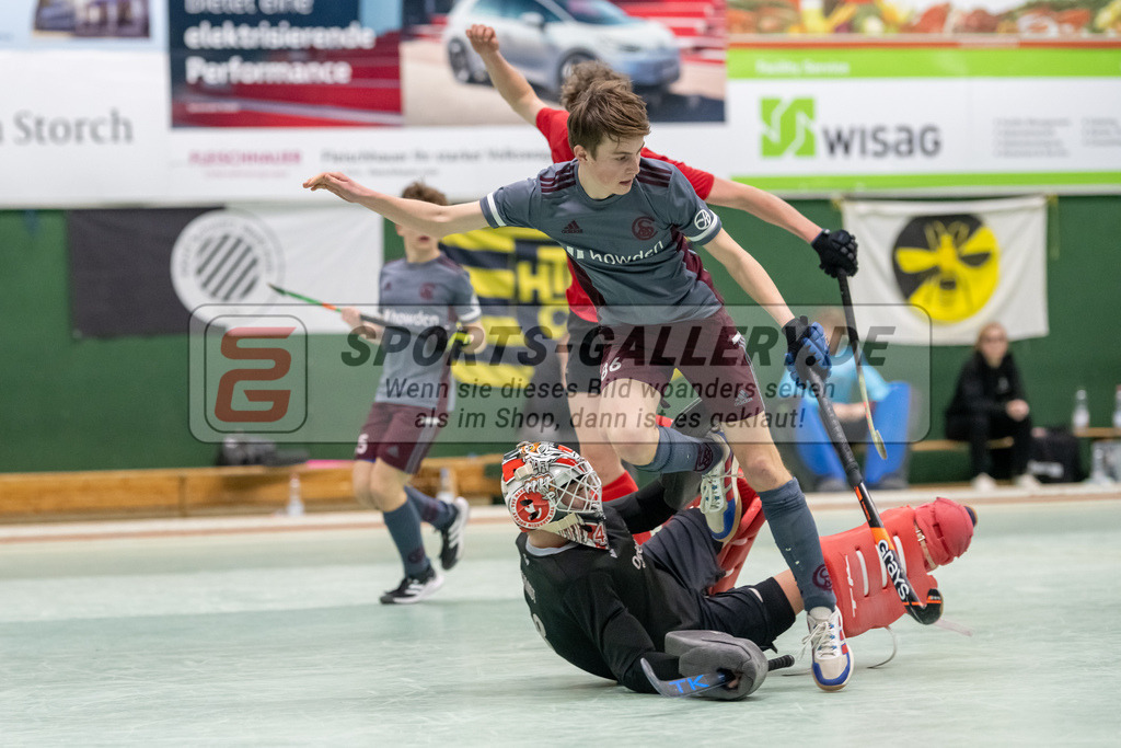 SFE_20230304_0041 | Deutsche Meisterschaft Männliche U16 Halle 2023 am 04.03.2023 in Köln (KTHC Stadion Rot-Weiss Köln Tennis and Hockey Club), Photo: Stephan Fehrmann 2022 (Sports-Gallery)