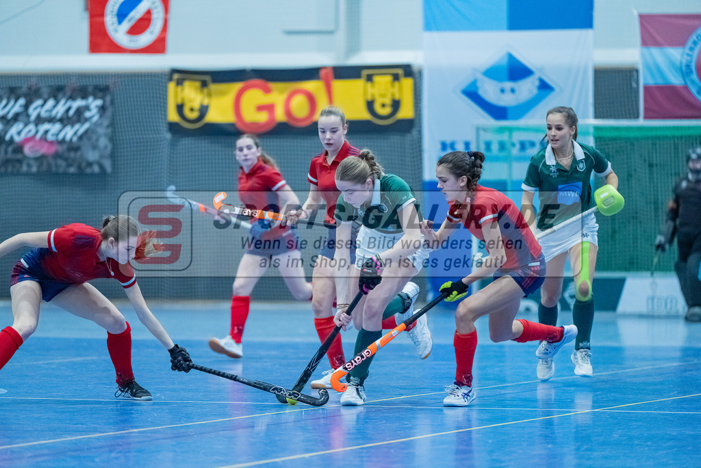 HK_20240303_109117 | Spiel um Platz 3 Deutsche Meisterschaft WU16 am 3.3.2024 Halle DHC, Düsseldorf ,