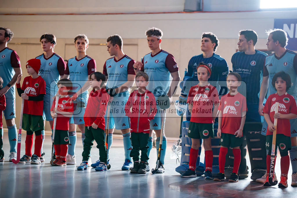 SFE_20260131_0023 | Mönchengladbach, Deutschland, 31.01.26: Hallenhockey 1. Bundesliga Herren Playoff zwischen Crefelder HTC - UHC Hamburg im GHTC Halle am 31.01.2026 in Mönchengladbach, Deutschland. (Foto von Stephan Fehrmann)Mönchengladbach, Germany, 31.01.26: Hallenhockey 1. Bundesliga Herren Playoff between Crefelder HTC - UHC Hamburg in GHTC Halle at 31.01.2026 in Mönchengladbach, Deutschland. (Foto from Stephan Fehrmann)