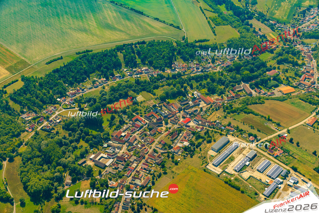 Schöne Luftaufnahme als Geschenk in Esperstedt Obhausen - Die Luftbildaufnahme wurde 2025 vom UL-Flugzeug heraus erstellt ( keine Drohne ) - Hochauflösende Luftaufnahme -Nicht vergleichbar mit Google Maps oder Satelittenbilder- Die Geschenkidee !Mit Lizenz und Bildrechte bestellbar