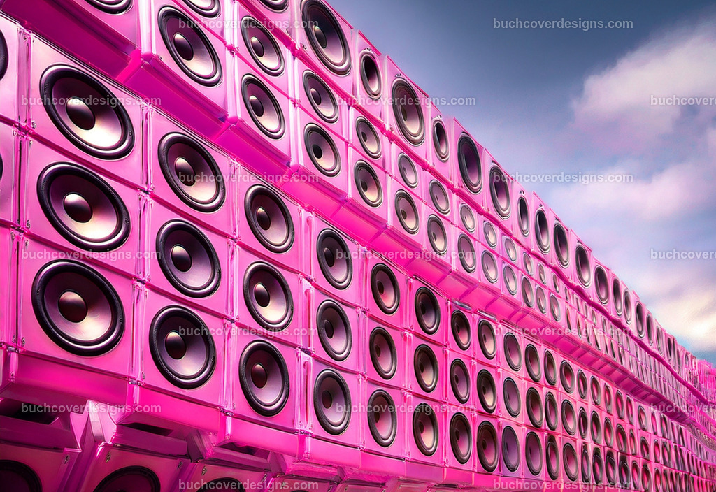 Pink Speaker Wall | Entdecken Sie kreative Buch Cover Designs für Self-Publishing-Autoren und Verlage! Unsere maßgeschneiderten Designs ziehen Leser an und bringen Ihre Geschichten visuell zum Leben. Lassen Sie uns Ihr perfektes Cover gestalten!
