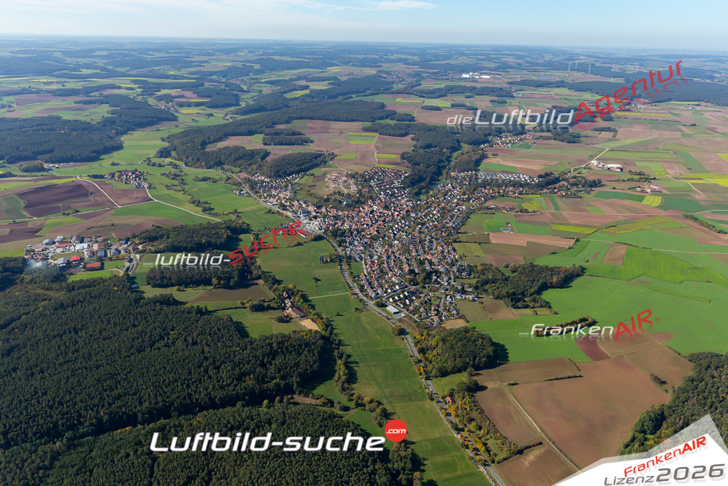aktuelles Luftbild von  Grosshabersdorf - Luftaufnahme wurde 2019 von https://frankenair.de mittels Flugzeug (keine Drohne) erstellt.