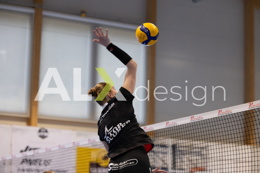 Volleyball I Frauen I Saison 2025-2026 I Volleyball NLA | Women I 1/4 Finals I  BIWI VFM - VC Kanti Schaffhausen I 01.03.2026 | 9 Jordan Lockwood (USA) (VC Kanti Schaffhausen) – Diagonal - Realisiert mit Pictrs.com
