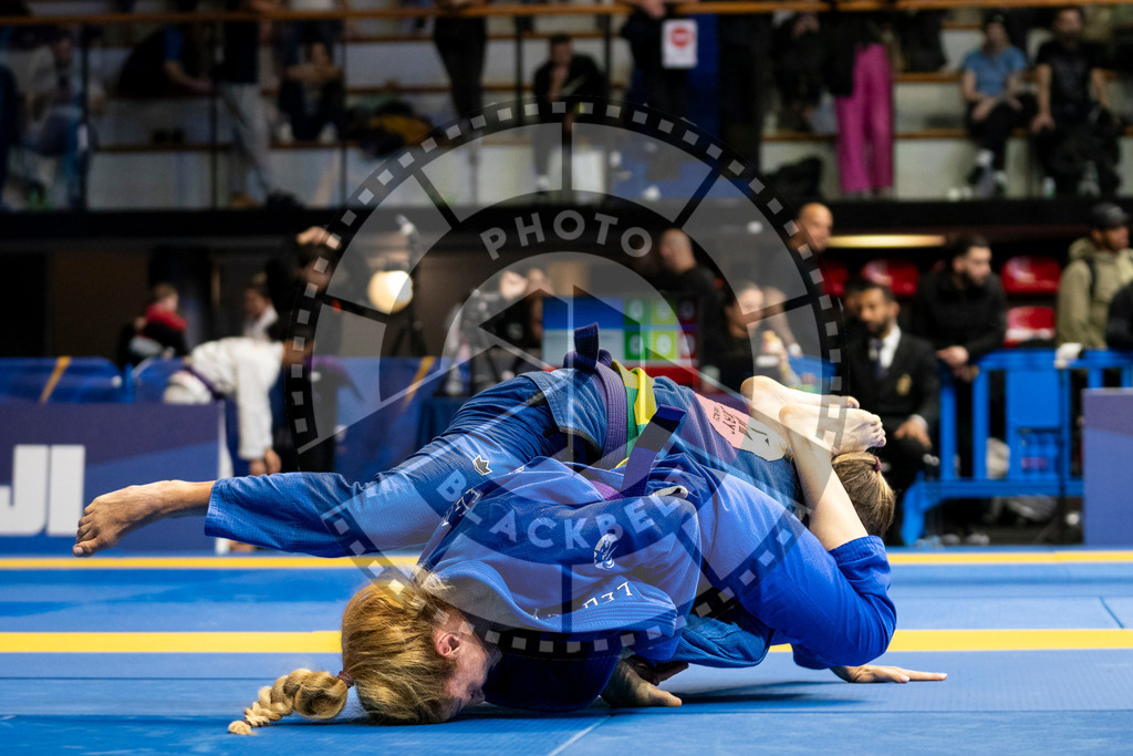 20240123PBB04172 | Fighters compete during the second day of the IBJJF European Championship in Paris, France, on January 23, 2024.