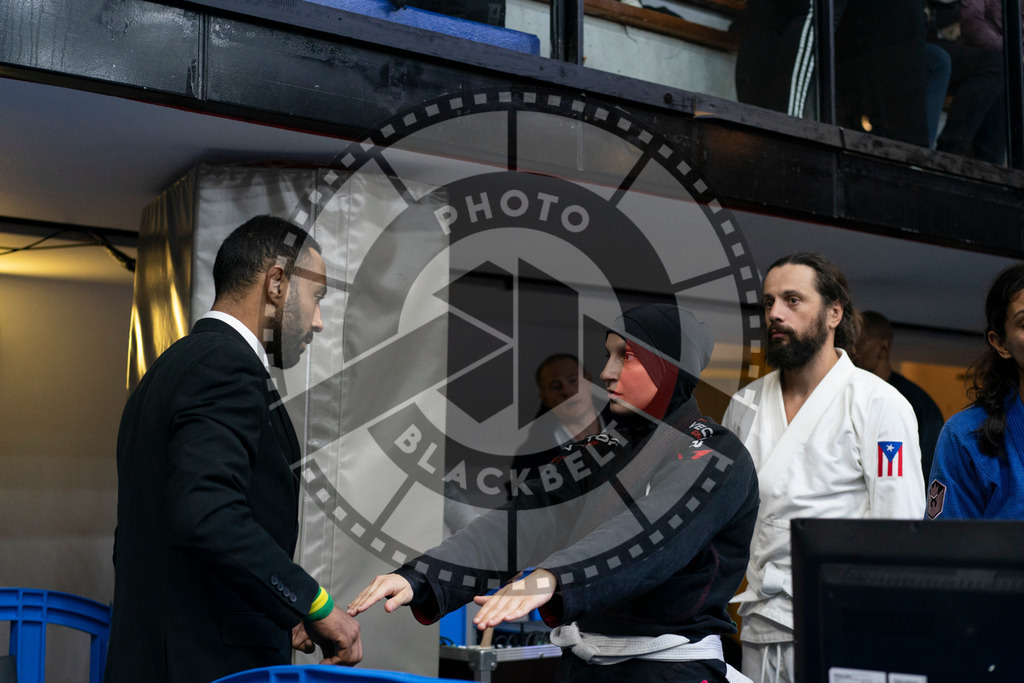 20240119PBB2331 | Fighters compete during the IBJJF European Championship in Paris, France, on January 19, 2024.