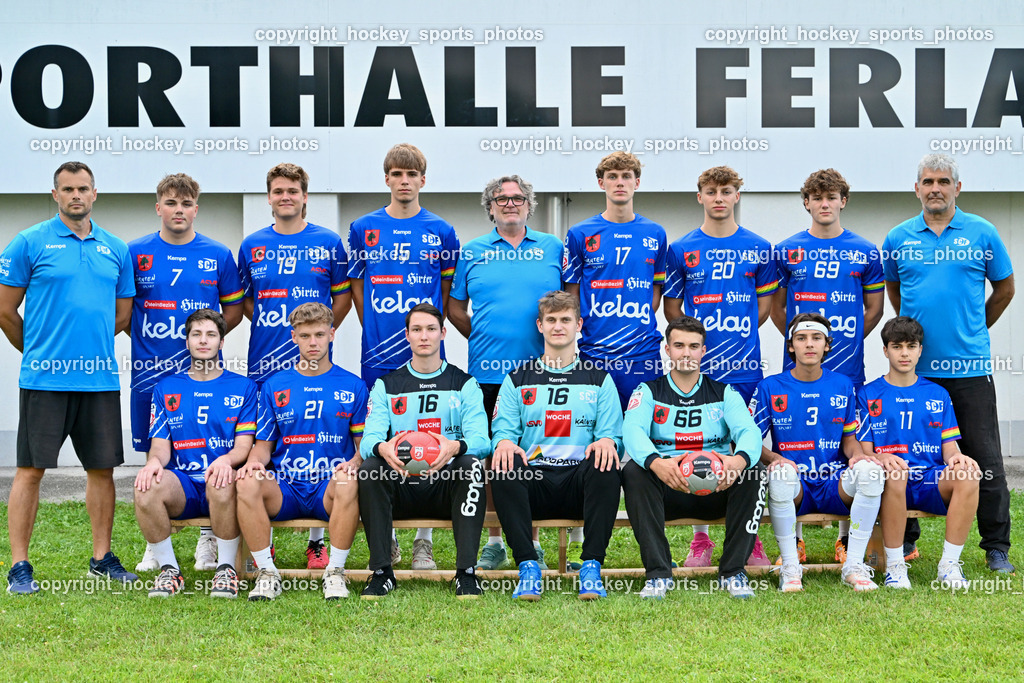 SC Ferlach Media Day | Mannschaftsfoto SC Ferlach Future Team , SC Ferlach Media Day, SC Ferlach Media Day am 19.08.2024 in Ferlach (Ballspielhalle Ferlach), Austria, (Photo by Bernd Stefan)