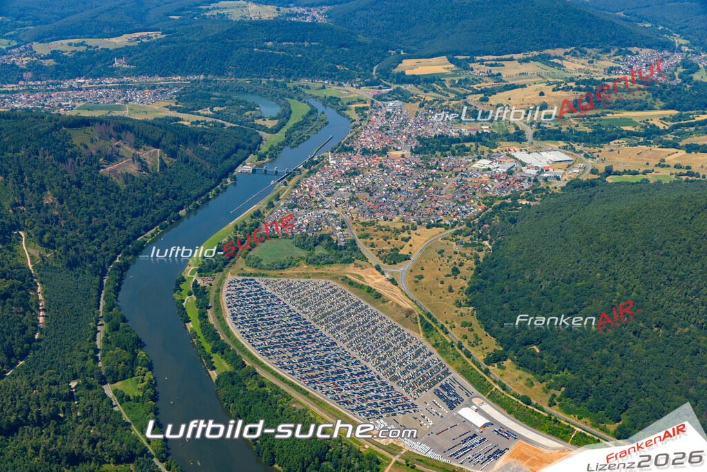 Das Luftbild zeigt :  Faulbach - Die Luftaufnahme wurde 2023 vom UL-Flugzeug aus erstellt ( keine Drohne ) - Hochauflösende Luftaufnahme - Für grossformatige Ausdrucke geeignet. Die Geschenkidee !Mit Lizenz und Bildrechte bestellbar