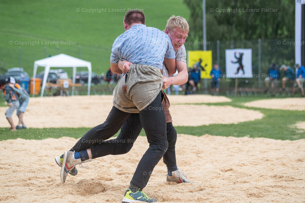 Schwingen -  Appenzeller Kantonal Nachwuchsschwingertag 2024 | Hundwil, 6.7.24, Schwingen - Appenzeller Kantonal Nachwuchsschwingertag.