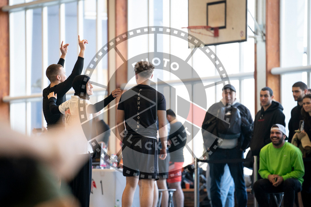 20240309PBB6395 | Fighters compete during the International Luta Livre (ILLCS) Spring Championship in Hannover, Germany, on March 9, 2024.