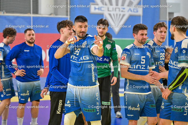 AUT, HLA, HC Linz AG vs Fivers WAT Margareten | 21.05.2024, Sporthauptschule Linz-Kleinmuenchen, AUT, HLA, HC Linz AG vs Fivers WAT Margareten, im Bild Arnad Hamzic (Linz)


// HLA, Handball Liga Austria Match between HC Linz AG vs Fivers WAT Margareten in Linz, Austria on 2024/05/21
