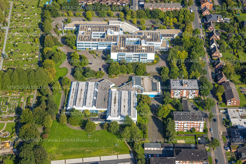 Beckum230804379 | Luftbild, Berufskolleg und Fachhochschule, Beckum, Münsterland, Nordrhein-Westfalen, Deutschland