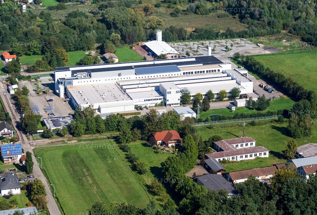 Luftbild: Industriegebiet Am Bruchbach im Ortsteil Schaidt in Wörth im Bundesland Rheinland-Pfalz in Deutschland. Foto: IMG_4361.jpg vom 08.10.2006 durch Werner Riehm/FLY-FOTO.de