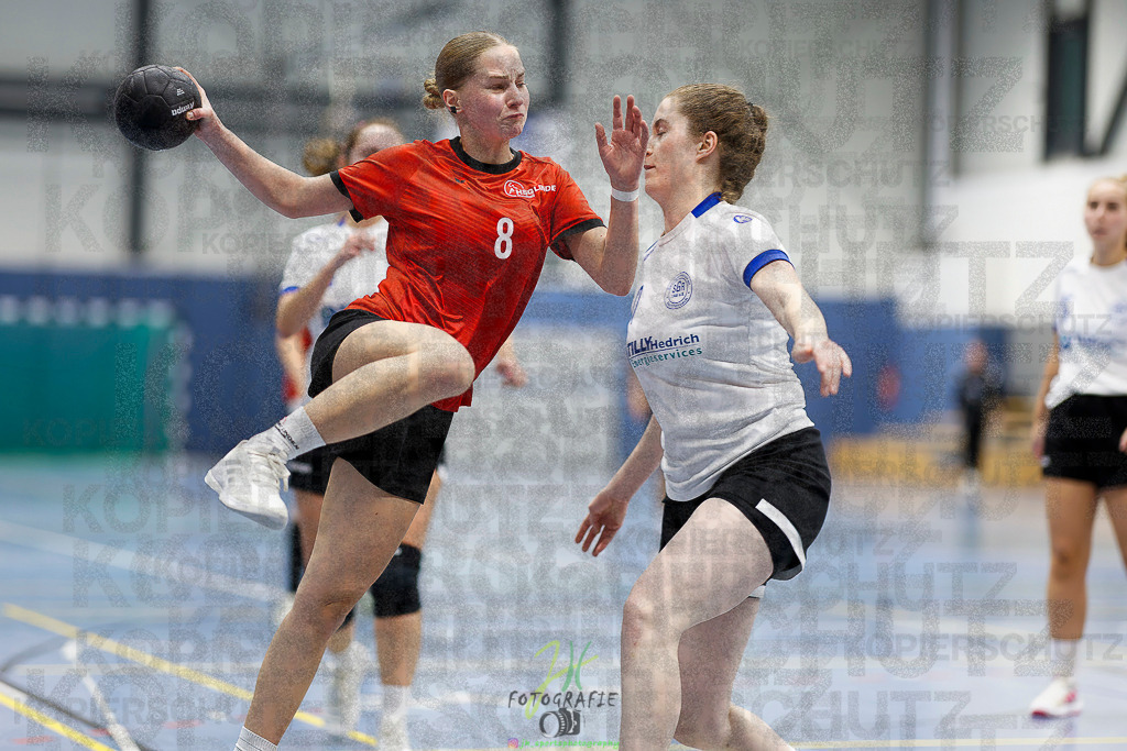 Frauen 2. Bezirksklasse; SG Rechtenbach - HSG Linden II | Frauen 2. Bezirksklasse; SG Rechtenbach - HSG Linden II am 16.11.2025 in Rechtenbach (Sporthalle Rechtenbach)Photo © 2025 - Jörg Heinrich - Realisiert mit Pictrs.com