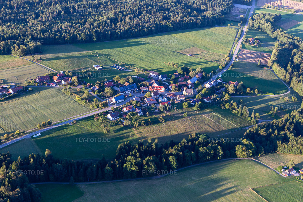Luftbild: Ortsteil Eutendorf im Ortsteil Eutendorf in Gaildorf im Bundesland Baden-Württemberg in Deutschland. Foto: IMG_093667.jpg vom 22.08.2016 durch Werner Riehm/FLY-FOTO.de