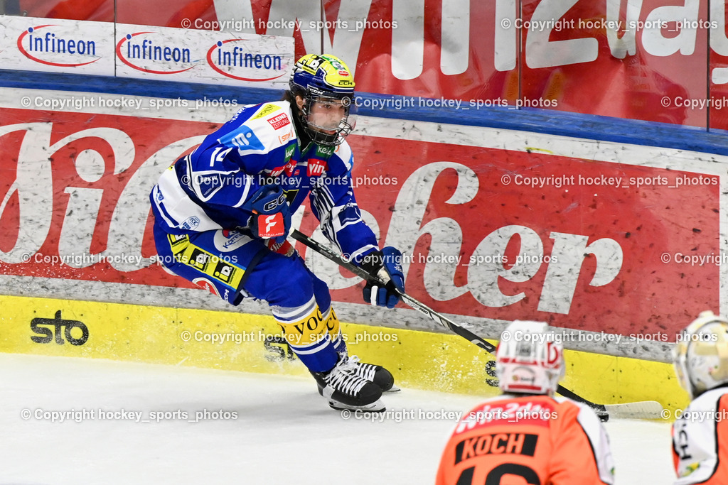 EC IDM WÄRMEPUMPEN VSV vs. MOSER MEDICAL GRAZ99ERS | #14 Johannes Tschurnig EC VSV, EC IDM WÄRMEPUMPEN VSV vs. MOSER MEDICAL GRAZ99ERS, EC IDM WÄRMEPUMPEN VSV vs. MOSER MEDICAL GRAZ99ERS am 12.03.2026 in Villach (Stadthalle Villach), Austria, (Photo by Bernd Stefan)