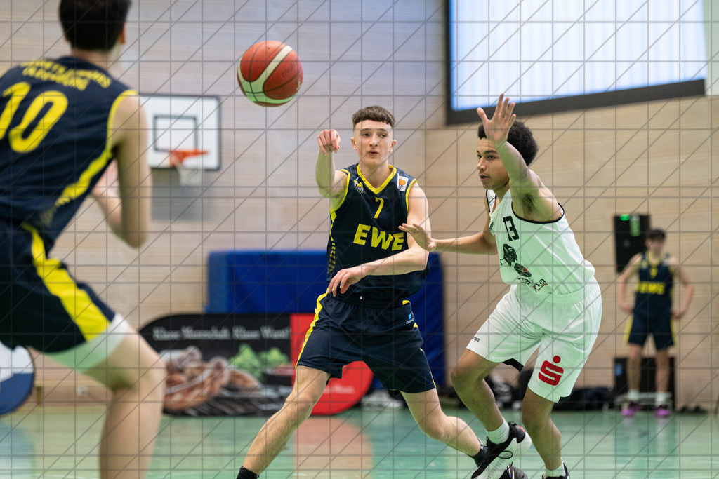 JBBL 24/25 | 04.04.2025 | Charisma Young Bulls vs. Baskets Juniors Oldenburg | 2. Runde PlayOffs Gruppe Nord, 2. Spiel | JBBL 24/25 | 04.04.2025 | Charisma Young Bulls vs. Baskets Juniors Oldenburg | 2. Runde PlayOffs Gruppe Nord, 2. Spiel - - - - - CREDIT, www.bullenfotos.de, Martin König, Hörner Weg 40, D-49078 Osnabrück, +4917663732967, Nutzung und Weitergabe nur zu den vereinbarten Zwecken. Presseanfragen an Urheber. Alle Rechte beim Urheber. - - - - - - Realisiert mit Pictrs.com
