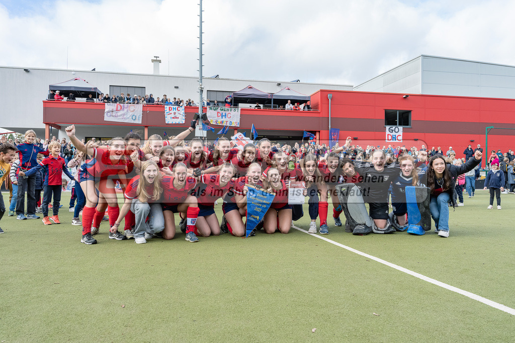 HK_20231022_106232 | Finale Deutsche Meisterschaft Feld WU16 Uhlenhorst Mülheim - Düsseldorfer HC am 22.10.2023 DHC, Düsseldorf ,