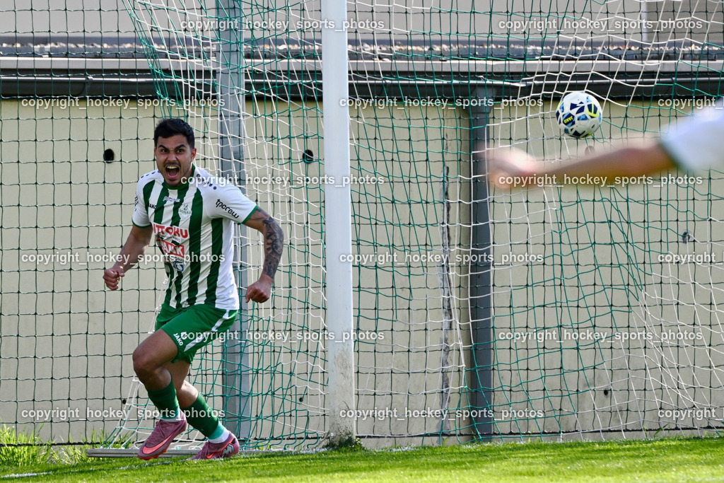 SV Donau Klagenfurt vs. SAK | Jubel #49 Damjan Jovanovic SV Donau,  Tor SV Donau, SV Donau Klagenfurt vs. SAK, SV Donau Klagenfurt vs. SAK am 11.04.2026 in Klagenfurt (Sportplat Donau ), Austria, (Photo by Bernd Stefan)