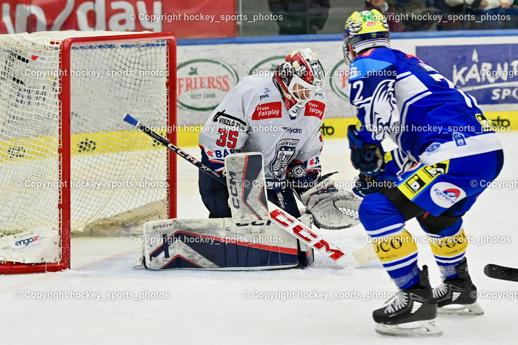 EC IDM WÄRMEPUMPEN VSV vs. HYDRO FEHERVAR AV 19 | #35 Horvath Dominik HYDRO FEHERVAR, #72 HUGHES John EC VSV, EC IDM WÄRMEPUMPEN VSV vs. HYDRO FEHERVAR AV 19, EC IDM WÄRMEPUMPEN VSV vs. HYDRO FEHERVAR AV 19 am 20.11.2024 in Villach (Stadthalle Villach), Austria, (Photo by Bernd Stefan)