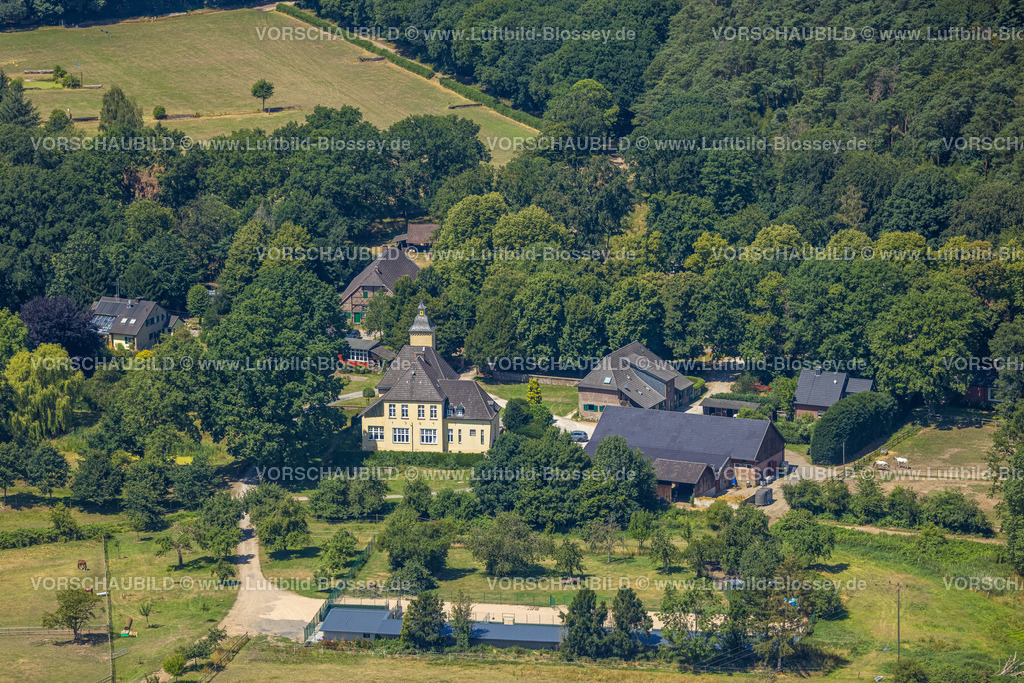Huenxe220702709 | Luftbild, Haus Schwarzenstein, Drevenack, Hünxe, Ruhrgebiet, Nordrhein-Westfalen, Deutschland