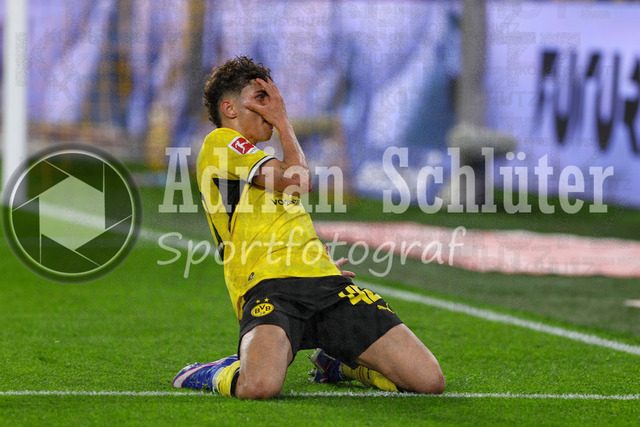 08.05.2026, GER, Fussball, Herren, 1. BL, Saison 2025/2026, Borussia Dortmund - Eintracht Frankfurt | Samuele Inacio (BVB) Torjubel, jubelt nach seinem Treffer zum 3:1