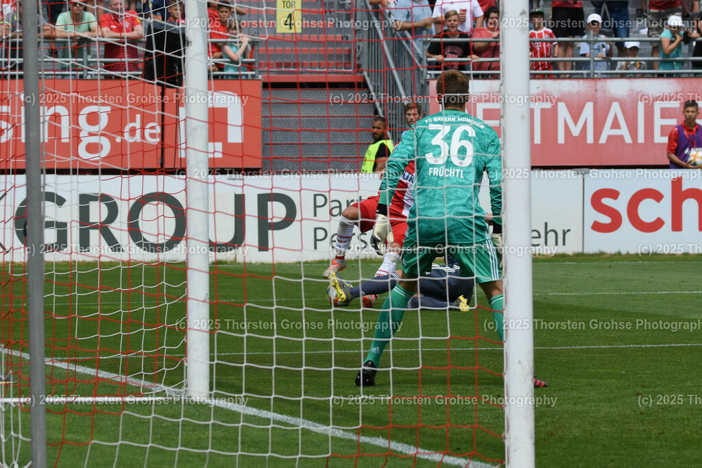 3. Football - League Wuerzburg vs. Bayern II | 3. Football - League Wuerzburg vs. Bayern II, Wuerzburger Kickers vs. Bayern Muenchen II on 20.07.2019 in the Flyeralarm ARENA in Wuerzburg, (Germany)

Image: Christian Fruechtl 36 (Bayern Muenchen II)

DFL REGULATIONS PROHIBIT ANY USE OF PHOTOGRAPHS as IMAGE SEQUENCES and/or QUASI-VIDEO. - Realisiert mit Pictrs.com