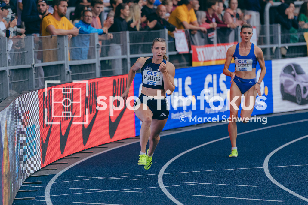 Deutsche Meisterschaften der Frauen und Männer 2026 | Mona Mayer, Munich Athletics, 400-Meter-Lauf Finale, Deutsche Meisterschaften der Frauen und Männer 2026, Lohrheidestadion Bochum-Wattenscheid, 26.07.2026. Foto: Marcel Schwering / sportimfokus - Realisiert mit Pictrs.com