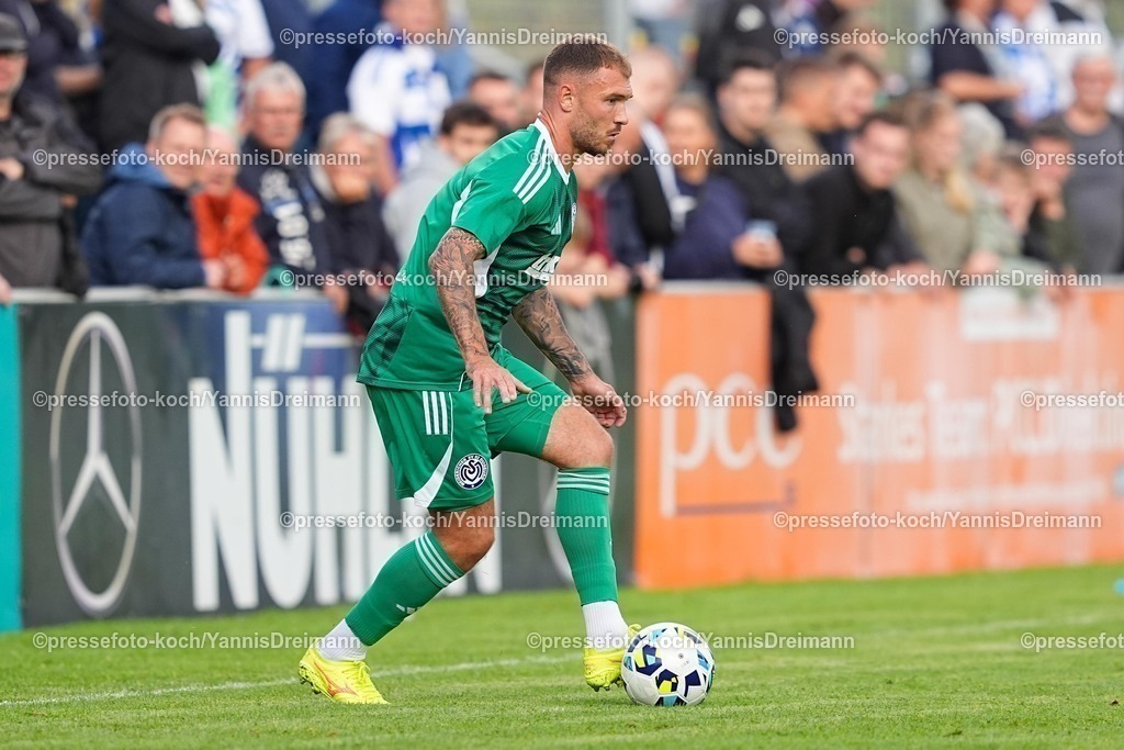 xYDR16072501071 | 16.07.2025, xydrx, Fußball, VFB Homberg - MSV Duisburg, Testspiel, PCC-Stadion: Maximilian Dittgen (MSV Duisburg #11)