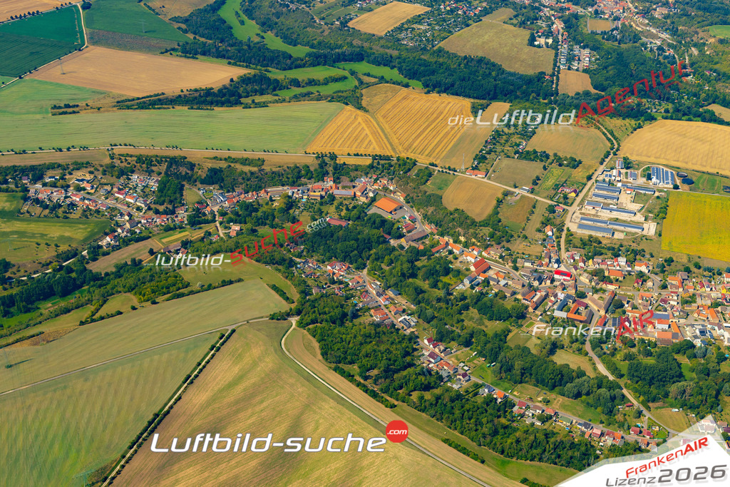 Schöne Luftaufnahme als Geschenk in Esperstedt Obhausen - Die Luftbildaufnahme wurde 2025 vom UL-Flugzeug heraus erstellt ( keine Drohne ) - Hochauflösende Luftaufnahme -Nicht vergleichbar mit Google Maps oder Satelittenbilder- Die Geschenkidee !Mit Lizenz und Bildrechte bestellbar