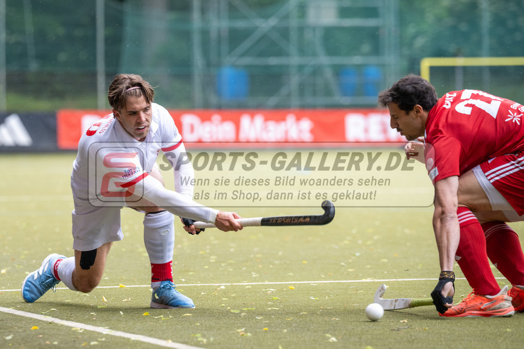 SFE_20250524_0040 | Köln, Deutschland, 24.05.2025:  Hockey 1. Bundesliga Herren Rot-Weiss Köln - Mannheimer THC im KTHC Stadion Rot-Weiss Köln Tennis and Hockey Club am 24.05.2025 in Köln, Deutschland. (Foto von Stephan Fehrmann)Köln, Germany, 24.05.2025: Hockey 1. Bundesliga Herren Rot-Weiss Köln - Mannheimer THC in KTHC Stadion Rot-Weiss Köln Tennis and Hockey Club at 24.05.2025 in Köln, Deutschland. (Foto from Stephan Fehrmann)