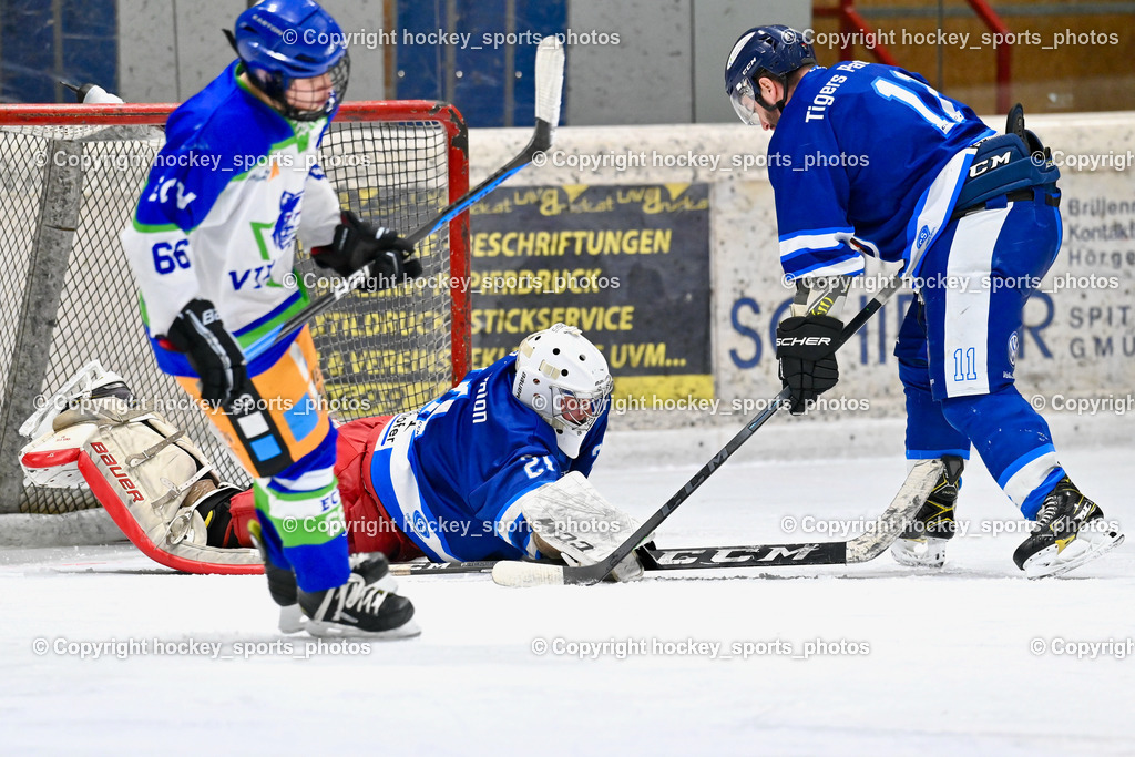 EC Tigers Paternion vs. EC Virgen 12.2.2023 | #21 Lesacher Jürgen, #11 Ott Marcel