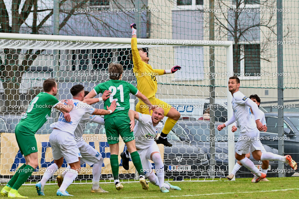 SAK vs. VST Völkermarkt | #13 Mario Daniel Gugganig VST Völkermarkt, #17 Timo Todor-Kostic SAK, #21 Oliver Kuester VST Völkermarkt, #99 Arian Rener SAK,  #22 Leo Ejup SAK, SAK vs. VST Völkermarkt, SAK vs. VST Völkermarkt am 21.03.2026 in Klagenfurt (Sportpark Welzenegg), Austria, (Photo by Bernd Stefan)