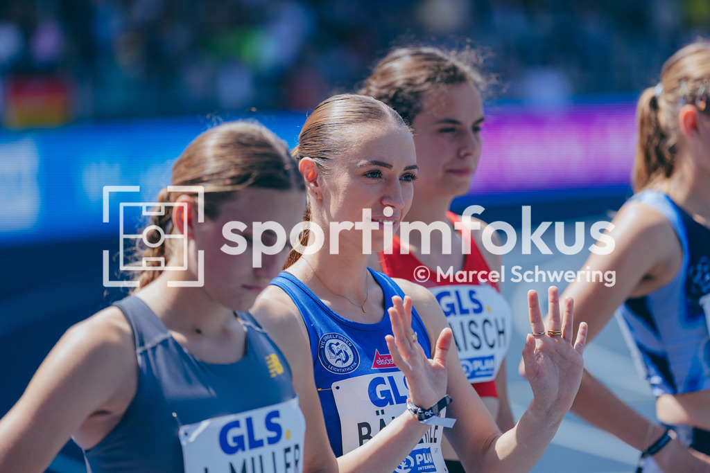 Deutsche Meisterschaften der Frauen und Männer 2026 | Katja Bäuerle, VfL Sindelfingen, 1500-Meter-Lauf, Halbfinale, Deutsche Meisterschaften der Frauen und Männer 2026, Lohrheidestadion Bochum-Wattenscheid, 25.07.2026. Foto: Marcel Schwering / sportimfokus - Realisiert mit Pictrs.com
