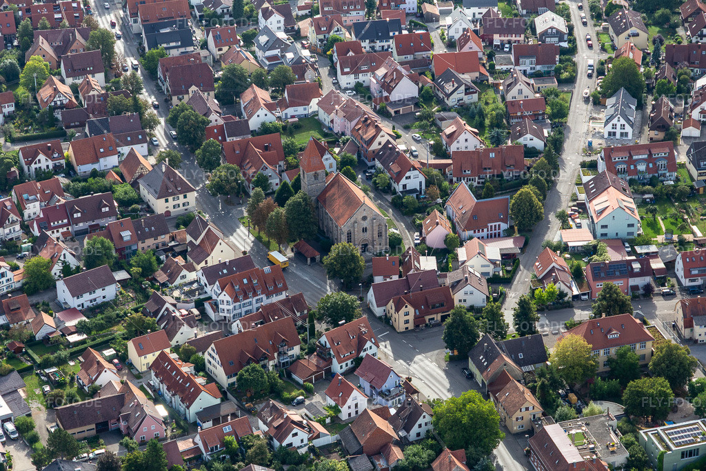 Luftbild: Kirchengebäude 
