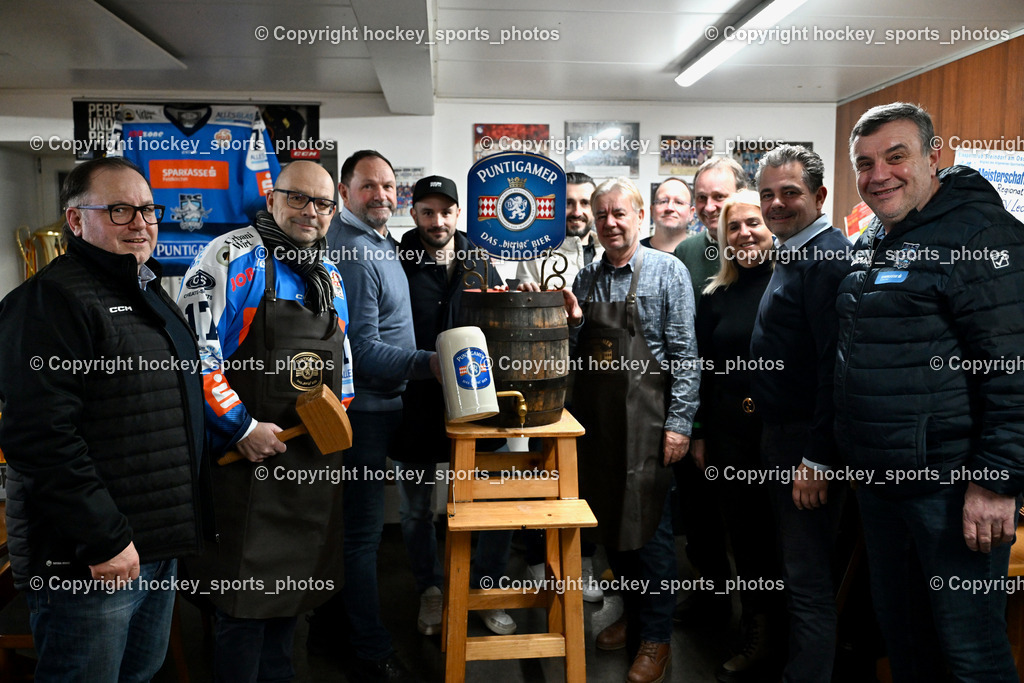 ESC Steindorf vs. ESV Ferlach  | VIP Raum Bieranstich ESC Steindorf, ESC Steindorf vs. ESV Ferlach , ESC Steindorf vs. ESV Ferlach  am 15.02.2026 in Steindorf (Ossiachersee Halle), Austria, (Photo by Bernd Stefan)