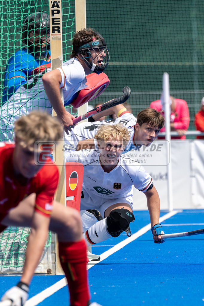 SFE_20230716_0335 | EuroHockey EM U18 Boys Final Belgium vs Germany am 16.07.2023 in Krefeld (Gerd-Wellen-Hockeyanlage), Photo: Stephan Fehrmann 2023 (Sports-Gallery)