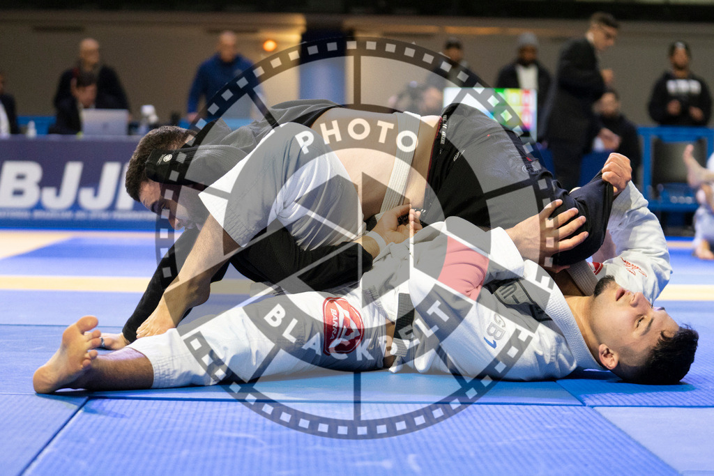 20240119PBB0568 | Fighters compete during the IBJJF European Championship in Paris, France, on January 19, 2024.