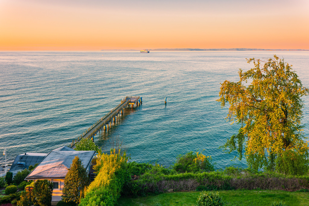 Seebrücke in Sassnitz auf der Insel Rügen | Seebrücke in Sassnitz auf der Insel Rügen.