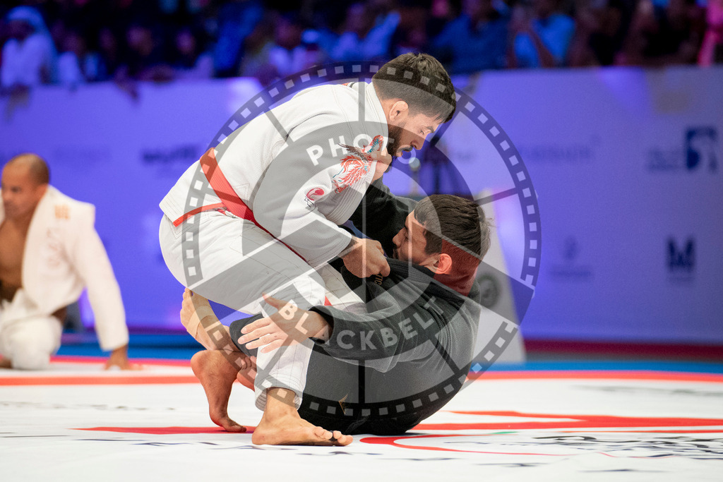 20231107PBB6334 | Fighters compete during the AJP World Master Championship in the Mubadala Arena in Abu Dhabi, Arab United Emirates, on November 7, 2023.