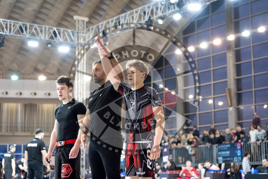 20260214PBB1194 | Fighters compete during the ADCC European Trials  competition day 1 in Belgrade, Serbia, on February 14, 2026.